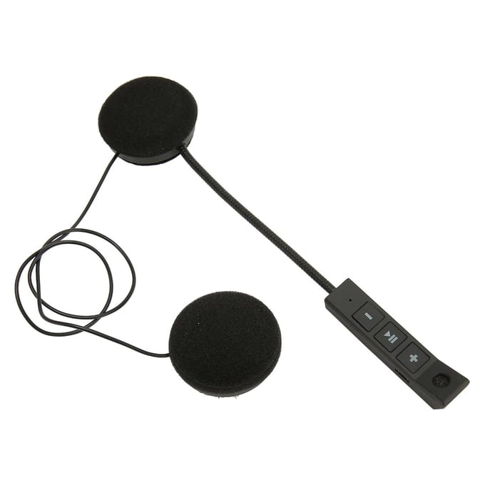 Casque moto Bluetooth BT8, facile à connecter, musique stéréo, Bluetooth 5.0 black
