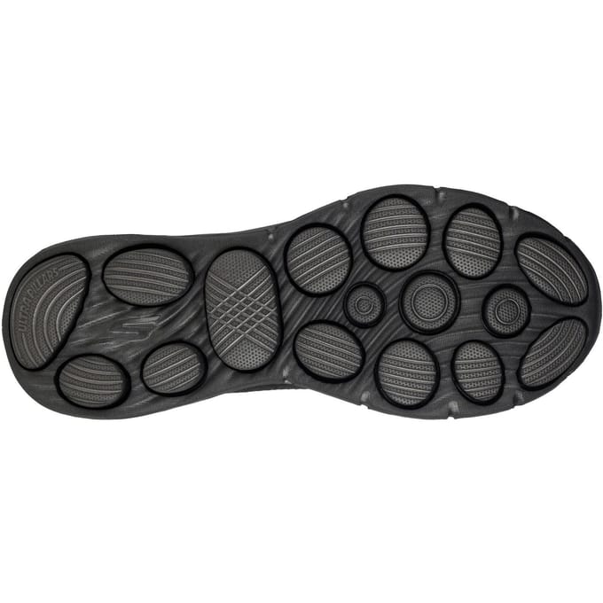 Skechers Go Walk 8 Pelayo Textiel Heren Zwarte Sneakers