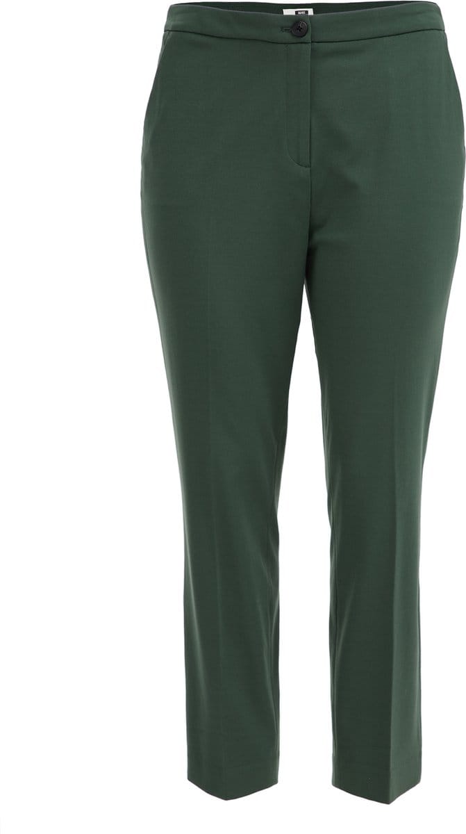 WE Fashion Dames slim fit pantalon met stretch
