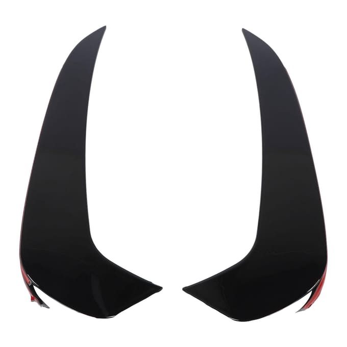 1 Paar Achterbumper Splitter Links Rechts Lip Splitter Spoiler Diffuser Vervanging voor Benz GLC?Klas zwart