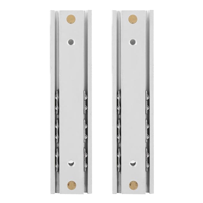 2 stuks/set Mini Aluminiumlegering Duurzame Gladde Glijbaan voor Lade Kast(70mm)