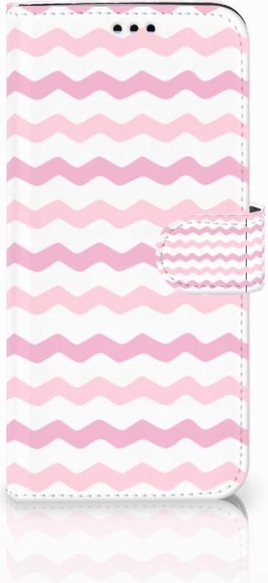 Samsung Galaxy S9 Plus Telefoon Hoesje Waves Roze