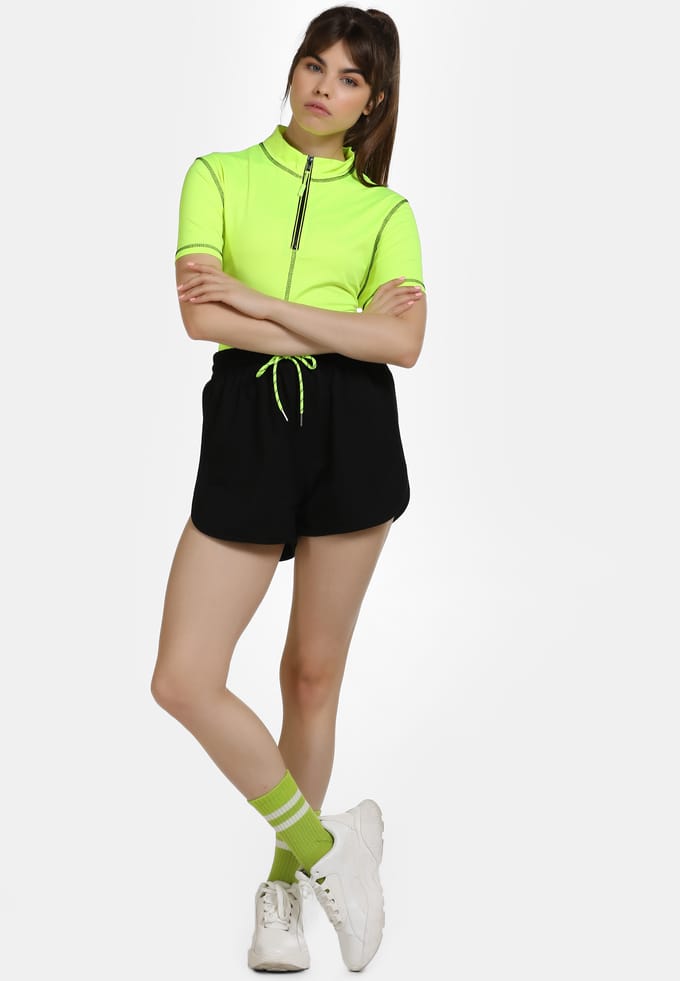 Mymo Korte broek Dames zwart