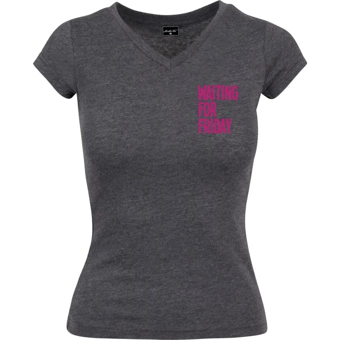 Mister Tee - Waiting For Friday Box Dames Tshirt - M - Grijs