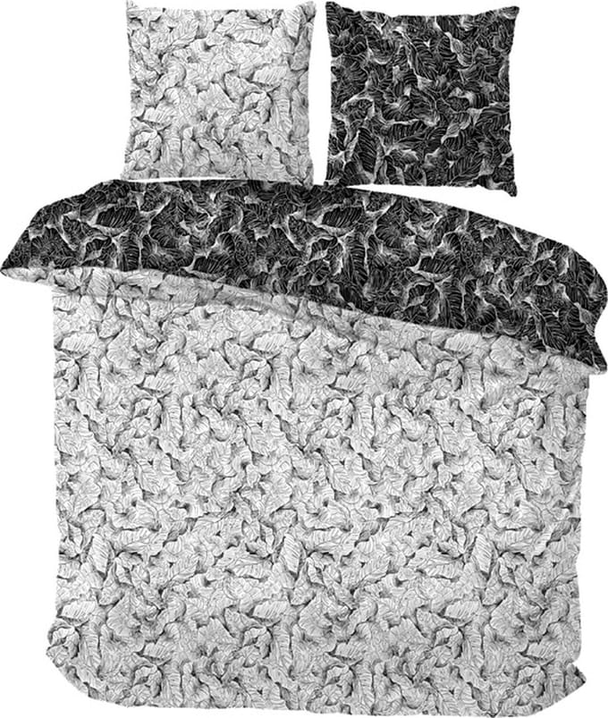 iSleep Dekbedovertrek Max - Eenpersoons - 140x200/220 cm - Zwart
