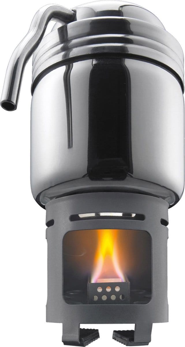 Esbit Koffiemaker Set - 200ml - Werkt op Solid Fuel - Mesh Opbergtas