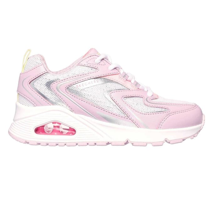Skechers Dames Tres Air Uno Glit Airy Sneakers (Lavendel/Roze)