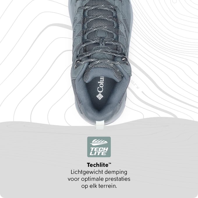 Columbia REDMOND™ IV MID WATERPROOF Dames Wandelschoenen - Graphite, Tea Light