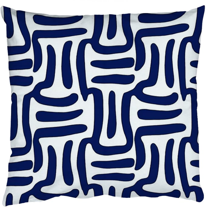 Sierkussens - Kussentjes Woonkamer - 50x50 cm - Abstract - Modern - Blauw