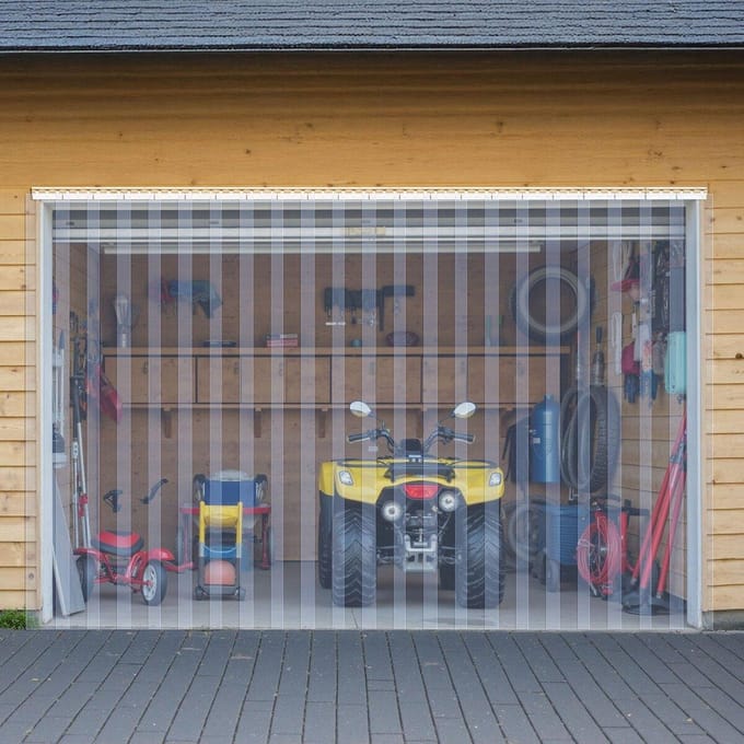 Strookgordijn PVC Deurgordijn 48  x 96  Koelcel Vriescel Helder Plastic