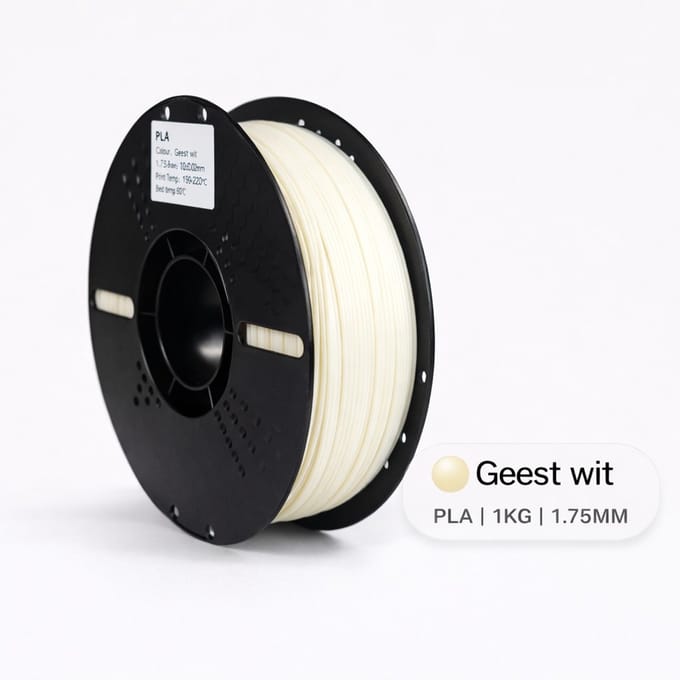 PLA+ Filament – Geest Wit – 1.75mm – 1KG – Koppelprint