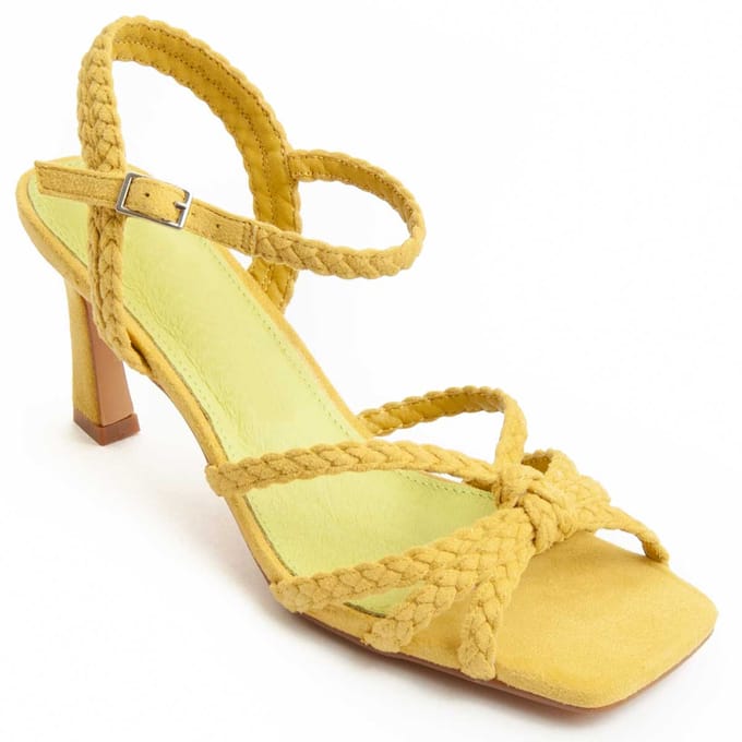 Montevita Heel Sandal Sanndal22 Geel