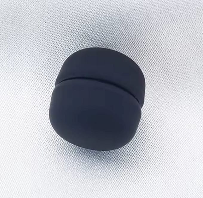 New Age Devi - Hoofddoek Magneet - Hijab accessoires - Gum Zwart(1 paar)