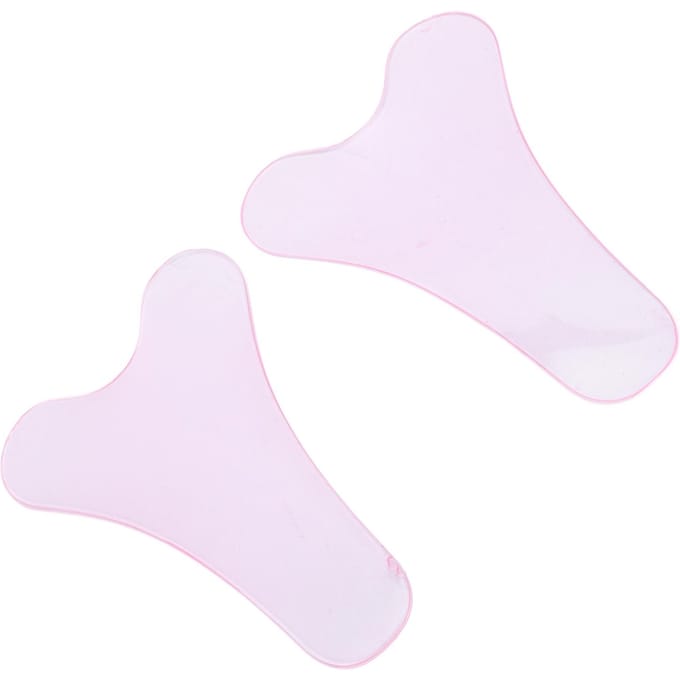 2 STUKS Y-vormige Ondergoed Concealer Naadloze Waterdichte Siliconen Ondergoedbeschermers voor Leggings white