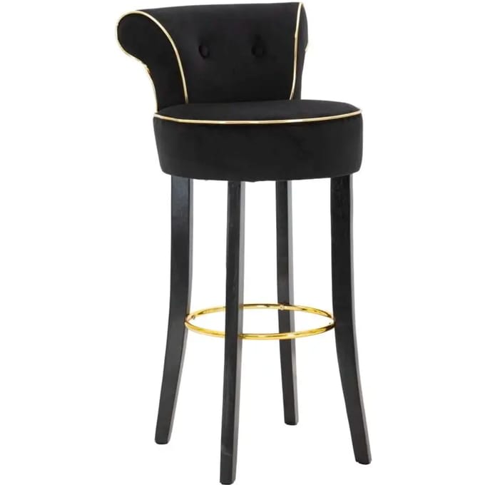 Barkruk Luxy Black 46×48×96 cm