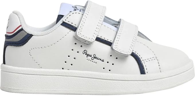 Pepe Jeans Player Young Pbs000010 Schoenen Wit EU 28 Jongen