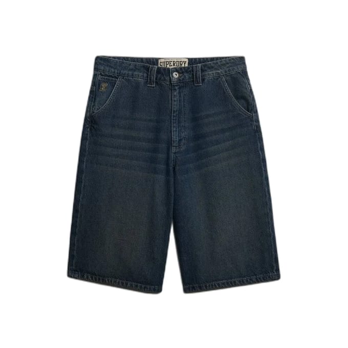 Oversized spijkerbroekshort Superdry