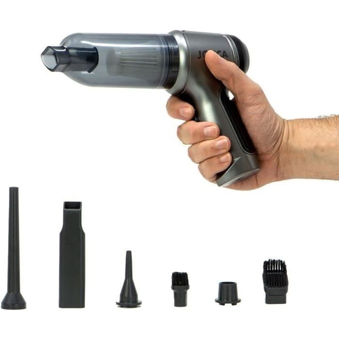 Aspirateur de voiture - JOCCA - 2000 mAH - 2 vitesses - Gris gris