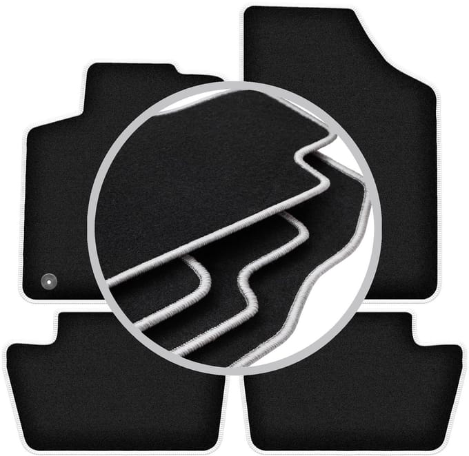 CARLUX-SILVER automatten voor: Citroen C4 I coupé, hatchback (2004-2010)