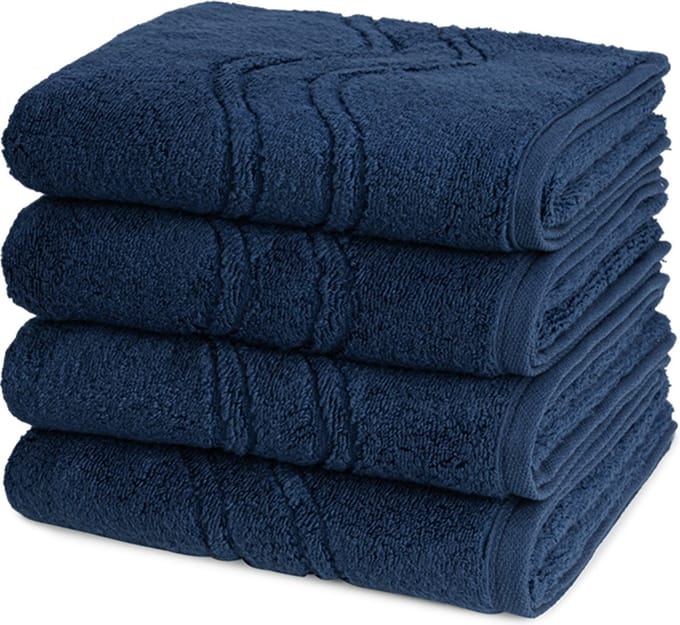 Ross Dames en Heren 4 X handdoek - per set Cashmere feeling