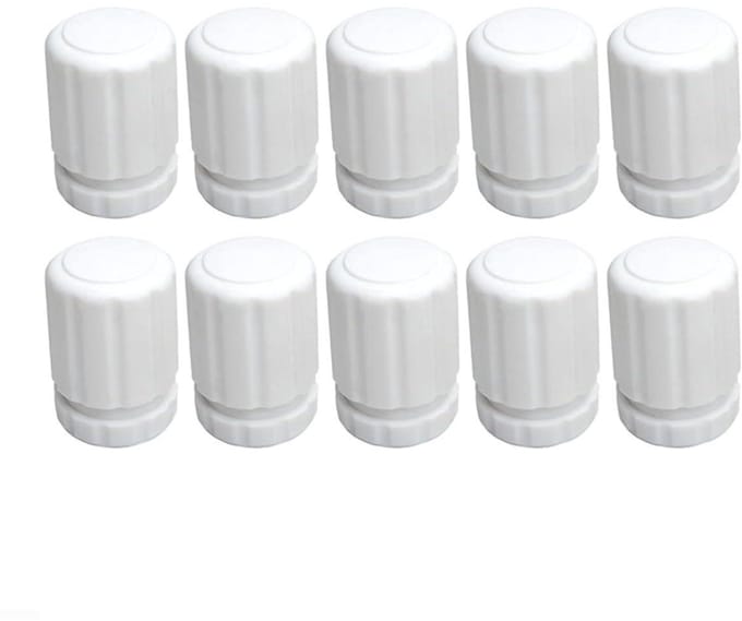 Handwiel Schakelaar - Vloerverwarming Bediening - Radiator Temperatuur Regelen - M30 x 5 Schroefdraad - 10 stuks - Wit