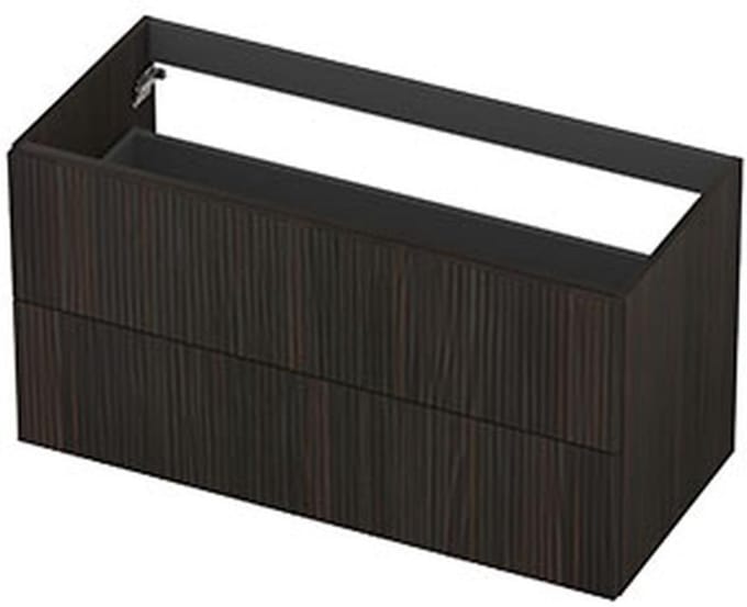 INK - Onderkast 2L Fineer Gefreesd Tbv Greep - 1000x450x520 Mm - Matt Intens Black