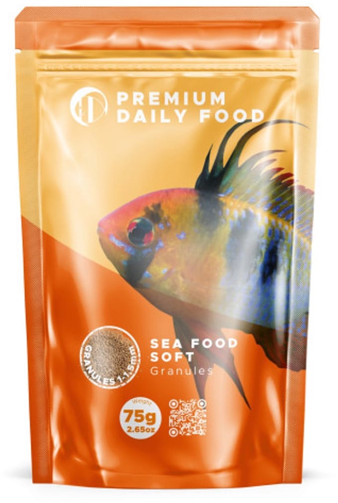Premium Daily Food - Sea Food Soft Granules 75 gram