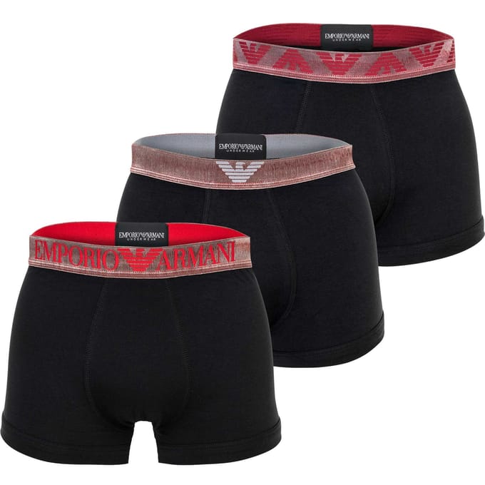 Emporio Armani Boxershorts SHINY LOGOBAND Set van 3