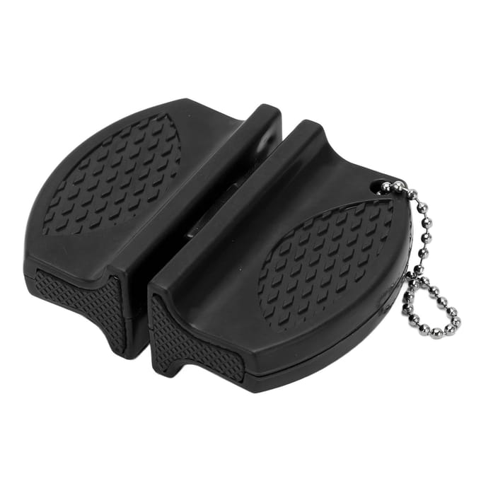 Draagbare Mini Messenslijper Multifunctionele Dubbelzijdige Zakmessenslijper voor Buiten black