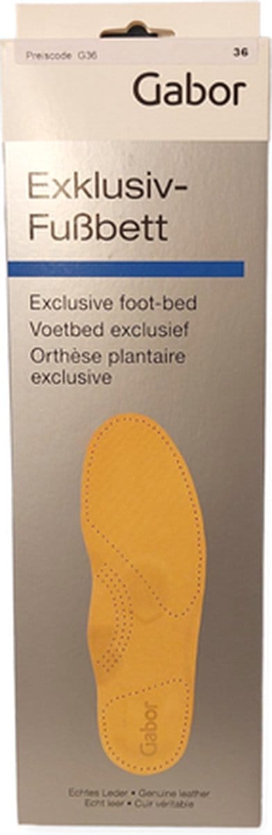 Gabor Exclusief Voetbed inlegzool (anatomisch leren voetbed)