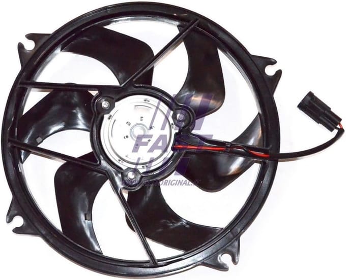 Radiateurventilator - Koelventilator Motor - Motorkoeling Voorkomen - Directe Pasvorm - Standaard Maat - Zwart