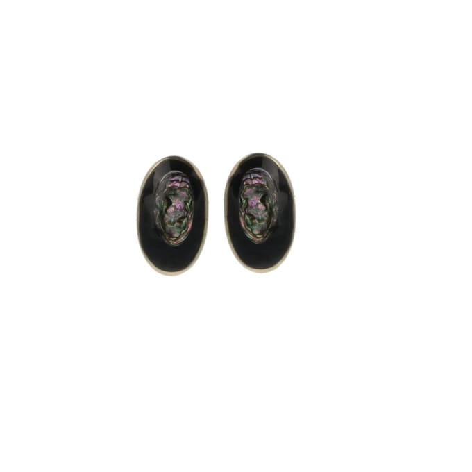 Behave - Oorclips - Ovaal - schelp - Zilverkleur - Retro stijl