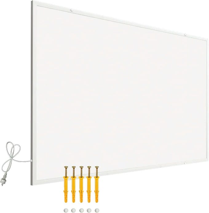 Warmtepaneel - Infrarood Verwarming - Zuinig Verwarmen - Directe Objectverwarming - 520 Watt - Wit