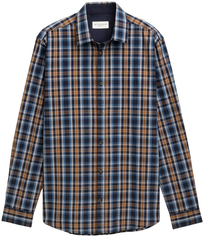 Tom Tailor Regular fit overhemd met geruit patroon