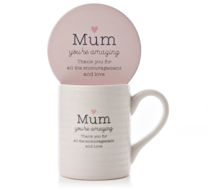 Love Life mok, 'Mum' - Moederdagcadeau - Kraamcadeau