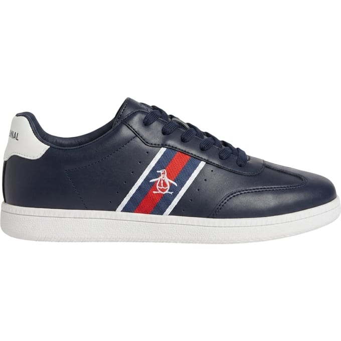 Original Penguin Heren Platte Trainers (Marine)