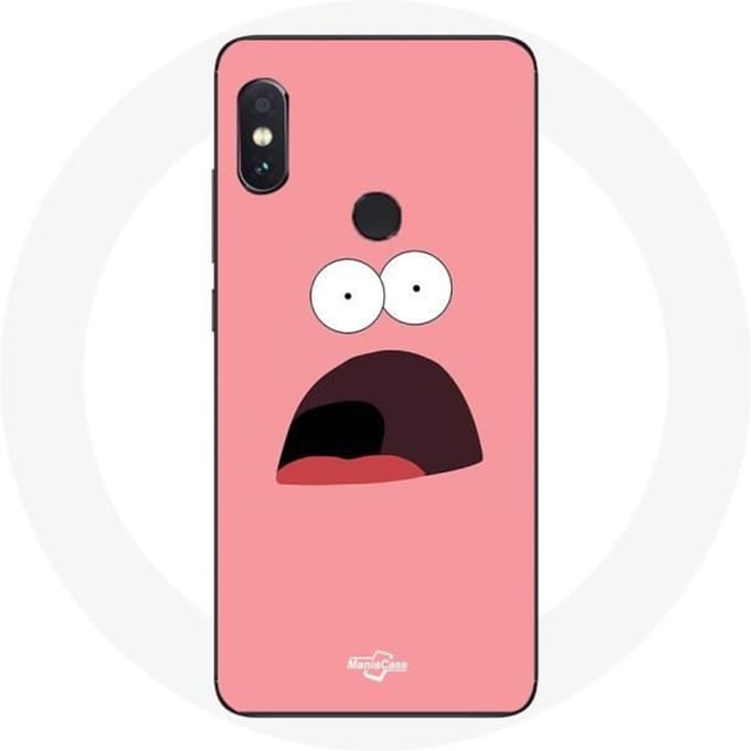 Coque - Bob l'éponge - Xiaomi Redmi Note 5 Pro - Souple - Rose - Patrick Étoile rose