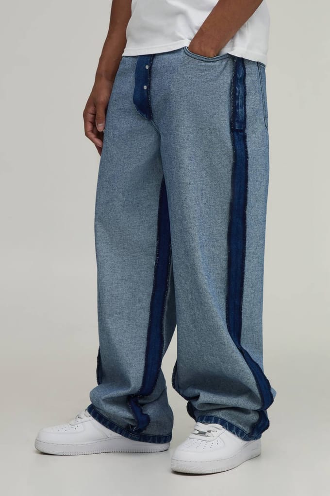 Relaxed Fit Reverse Jeans | Indigo | Size 44R