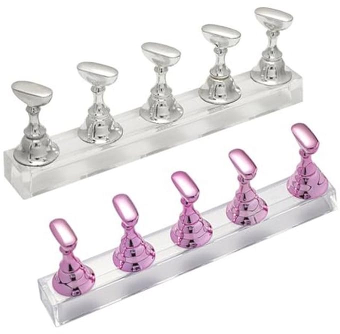 Acryl nagelstandaards en magnetische display voor nagelkunst