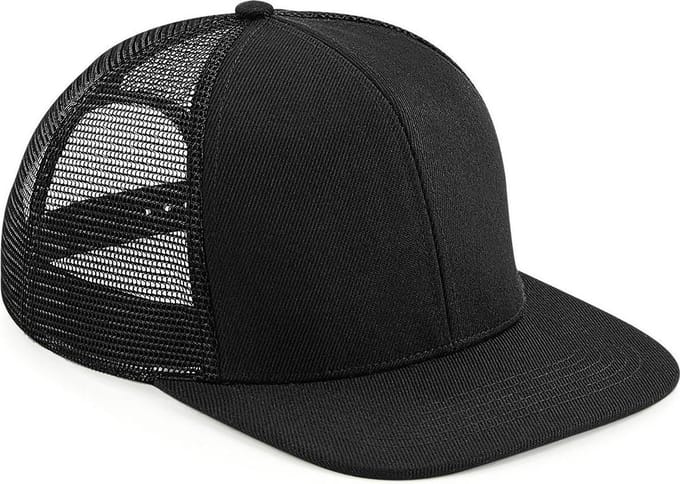 Beechfield Unisex Volwassen Trucker Cap (Zwart)