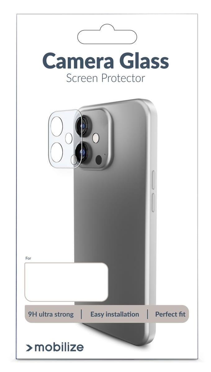 Mobilize Screenprotector geschikt voor Apple iPhone 16 Pro Glazen | Mobilize Camera Protector - Case Friendly