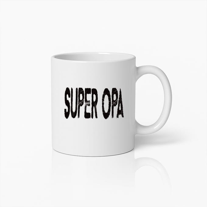 Super Opa Mok – Perfect Cadeau Voor Je Geweldige Opa