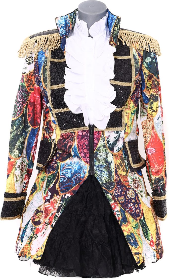 Carnavalsjas Dames - Retro Curves - Verkleedkleren Vrouwen - Carnaval - Maat M
