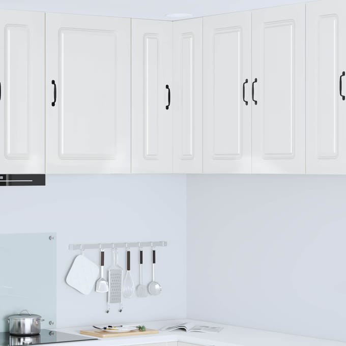 vidaXL - Vaatwasserpaneel - Kalmar - Wit - 57 - x - 57 - x - 80 - cm - Bewerkt - hout