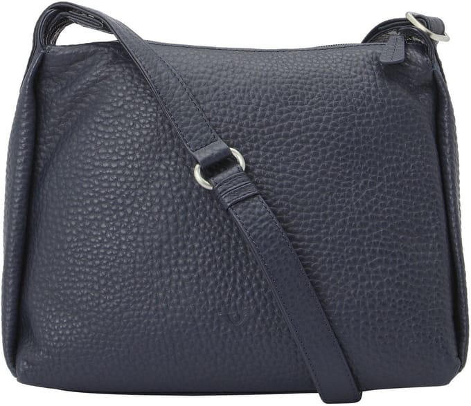 VOi schoudertas Hirsch Helena Crossover Bag Blue donkerblauw