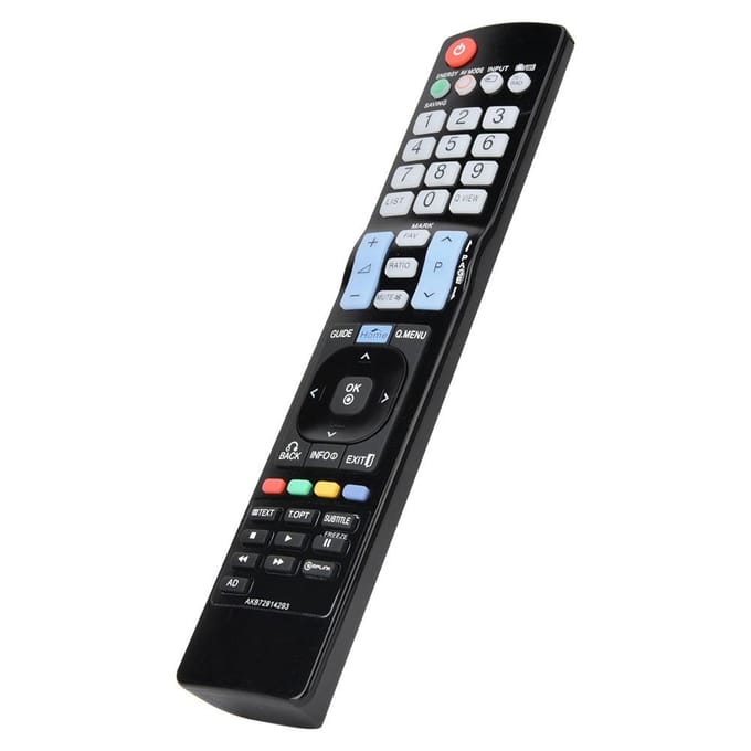 Télécommande TV Télécommande TV Universelle Remplacement pour LG AKB72914293 TV LCD black