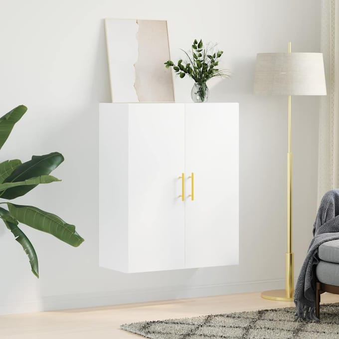 vidaXL - Wandkast - 69,5x34x90 - cm - wit