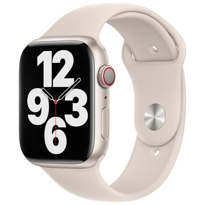 Sport Band voor de Apple Watch | 38/40/41/42 mm - Maat S/M/L - Starlight