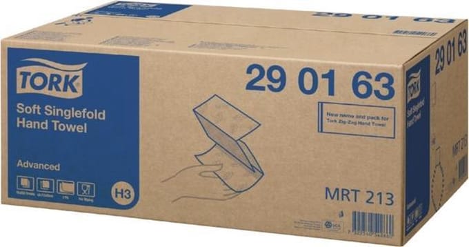 Tork Handdoek - H3 Advanced ZZ - 2- laags - 15 x 250 stuks