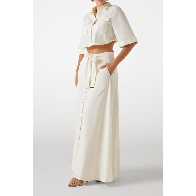 GUESS Marciano By  Pat Long Skirt Sandy Shore Größe: 40 | Maxiröcke Outlet | Damen | Braun